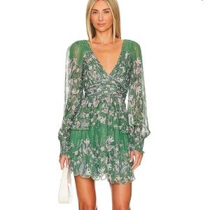 Hemant & Nandita Green Mini Dress